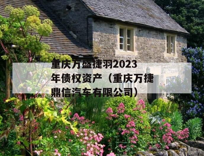 重庆万盛捷羽2023年债权资产（重庆万捷鼎信汽车有限公司）