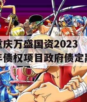 重庆万盛国资2023年债权项目政府债定融
