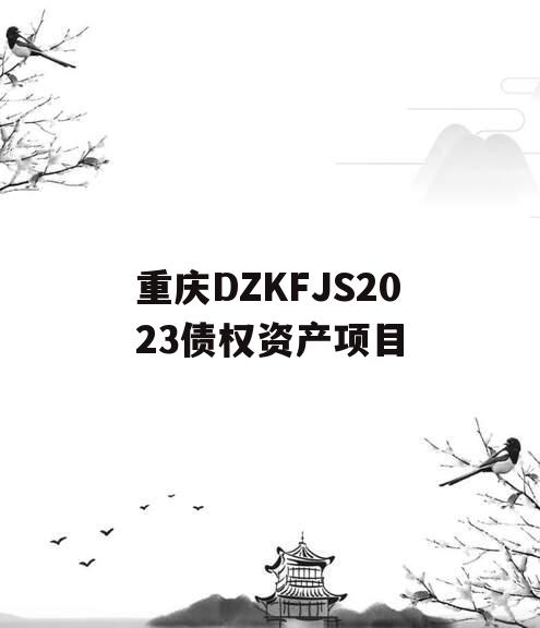 重庆DZKFJS2023债权资产项目