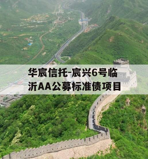 华宸信托-宸兴6号临沂AA公募标准债项目 华宸信托-宸兴6号临沂AA公募标准债项目