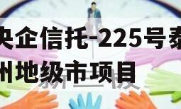 央企信托-225号泰州地级市项目 央企信托-225号泰州地级市项目