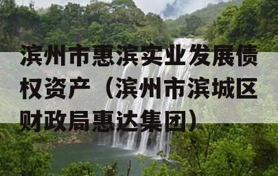 滨州市惠滨实业发展债权资产（滨州市滨城区财政局惠达集团）