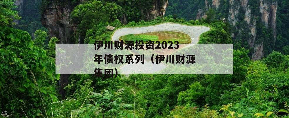伊川财源投资2023年债权系列（伊川财源集团）