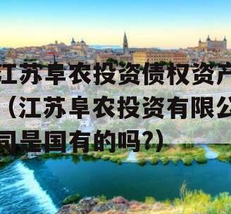 江苏阜农投资债权资产（江苏阜农投资有限公司是国有的吗?）