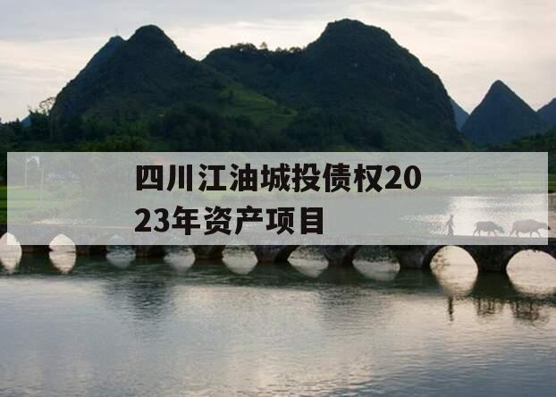 四川江油城投债权2023年资产项目