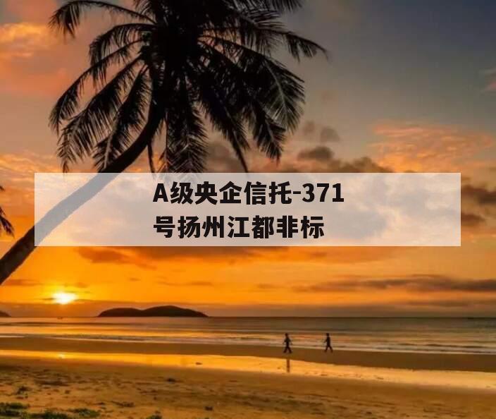 A级央企信托-371号扬州江都非标