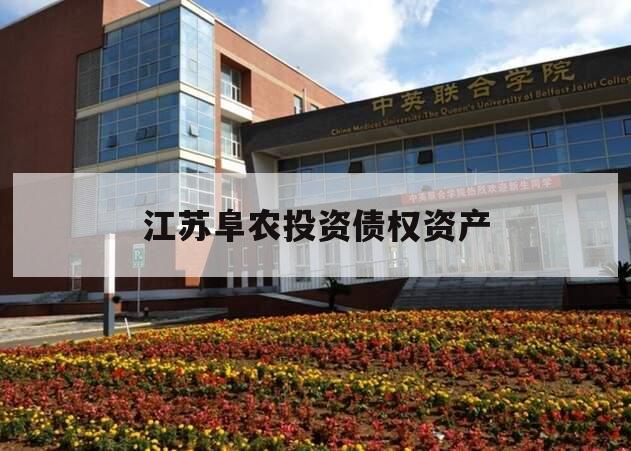 江苏阜农投资债权资产