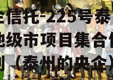 央企信托-225号泰州地级市项目集合信托计划（泰州的央企）