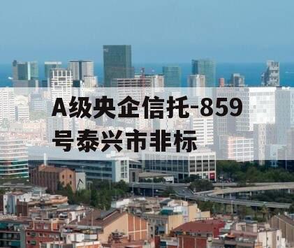 A级央企信托-859号泰兴市非标