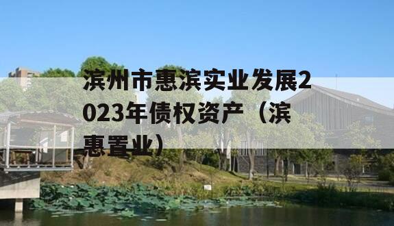 滨州市惠滨实业发展2023年债权资产（滨惠置业）