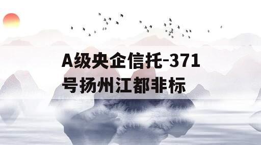A级央企信托-371号扬州江都非标