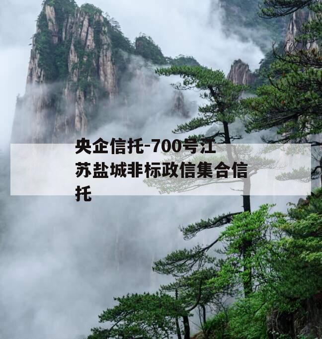 央企信托-700号江苏盐城非标政信集合信托