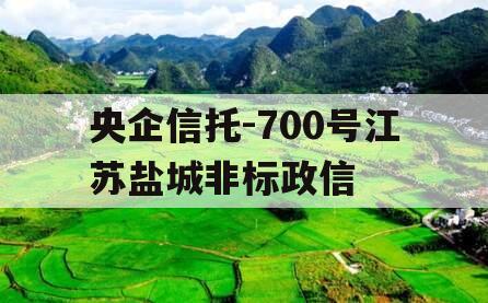 央企信托-700号江苏盐城非标政信