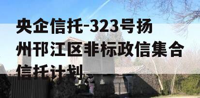 央企信托-323号扬州邗江区非标政信集合信托计划