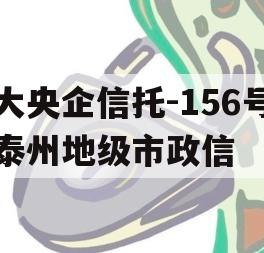 大央企信托-156号泰州地级市政信