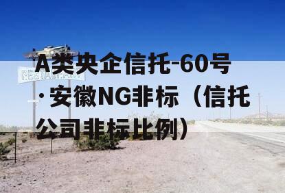 A类央企信托-60号·安徽NG非标（信托公司非标比例）
