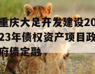 重庆大足开发建设2023年债权资产项目政府债定融