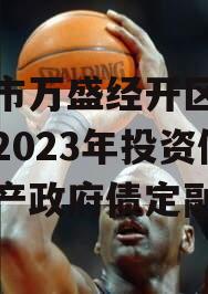 重庆市万盛经开区城市开发2023年投资债权资产政府债定融 重庆市万盛经开区城市开发2023年投资债权资产政府债定融
