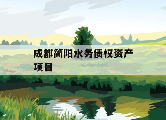 成都简阳水务债权资产项目