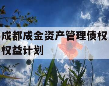 成都成金资产管理债权权益计划
