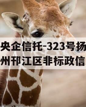 央企信托-323号扬州邗江区非标政信