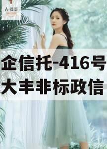 央企信托-416号盐城大丰非标政信
