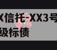 XX信托-XX3号AA级标债 XX信托-XX3号AA级标债