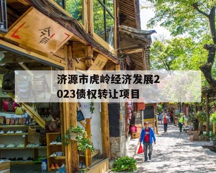 济源市虎岭经济发展2023债权转让项目