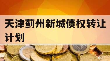 天津蓟州新城债权转让计划