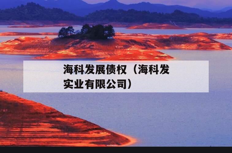 海科发展债权（海科发实业有限公司）