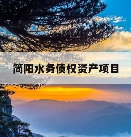 简阳水务债权资产项目
