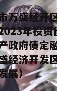 重庆市万盛经开区城市开发2023年投资债权资产政府债定融（重庆万盛经济开发区加快转型发展）