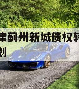 天津蓟州新城债权转让计划