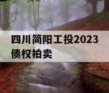 四川简阳工投2023债权拍卖