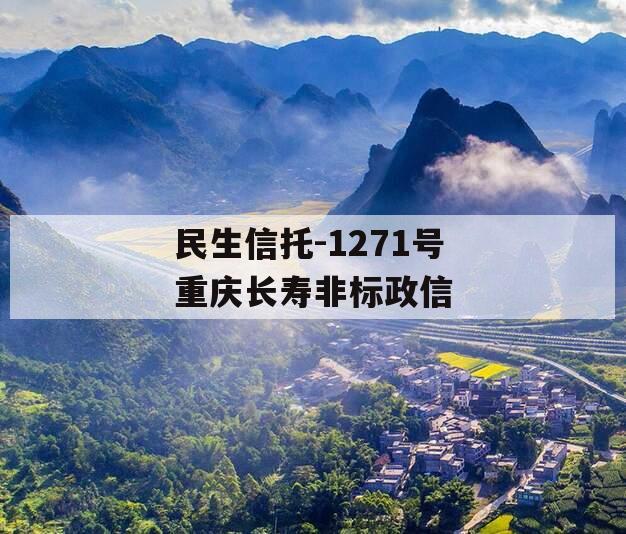 民生信托-1271号重庆长寿非标政信