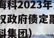 山东海科2023年发展债权政府债定融（山东海科集团）