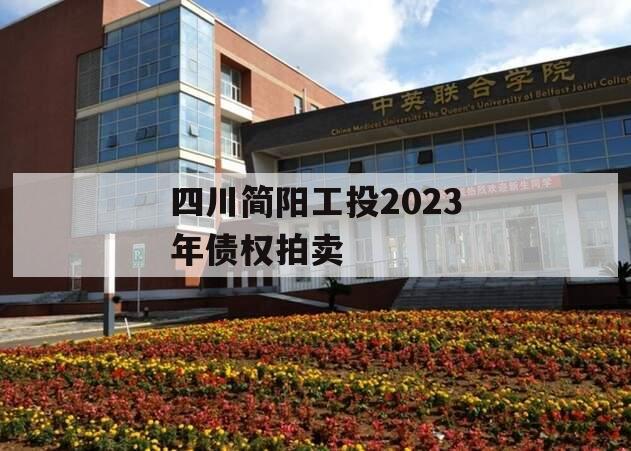 四川简阳工投2023年债权拍卖
