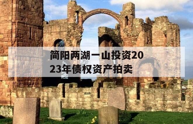 简阳两湖一山投资2023年债权资产拍卖