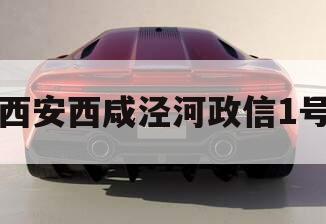西安西咸泾河政信1号