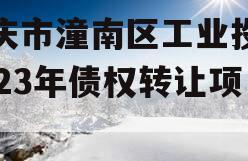 重庆市潼南区工业投资2023年债权转让项目