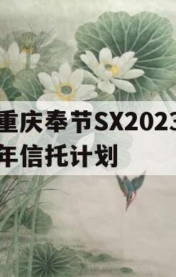 重庆奉节SX2023年信托计划 重庆奉节SX2023年信托计划