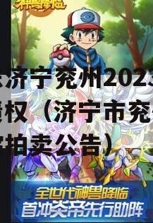 山东济宁兖州2023年债权（济宁市兖州区法院拍卖公告）