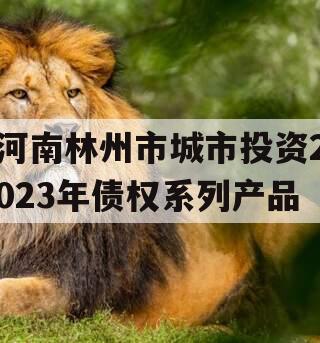 河南林州市城市投资2023年债权系列产品