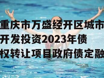 重庆市万盛经开区城市开发投资2023年债权转让项目政府债定融