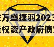 重庆万盛捷羽2023年债权资产政府债定融