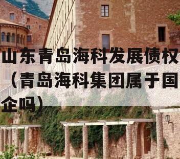 山东青岛海科发展债权（青岛海科集团属于国企吗）