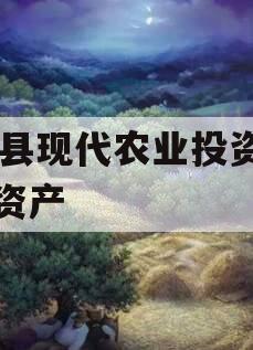 JT县现代农业投资债权资产