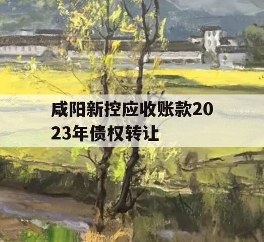 咸阳新控应收账款2023年债权转让