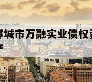 邹城市万融实业债权资产
