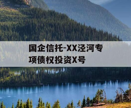 国企信托-XX泾河专项债权投资X号